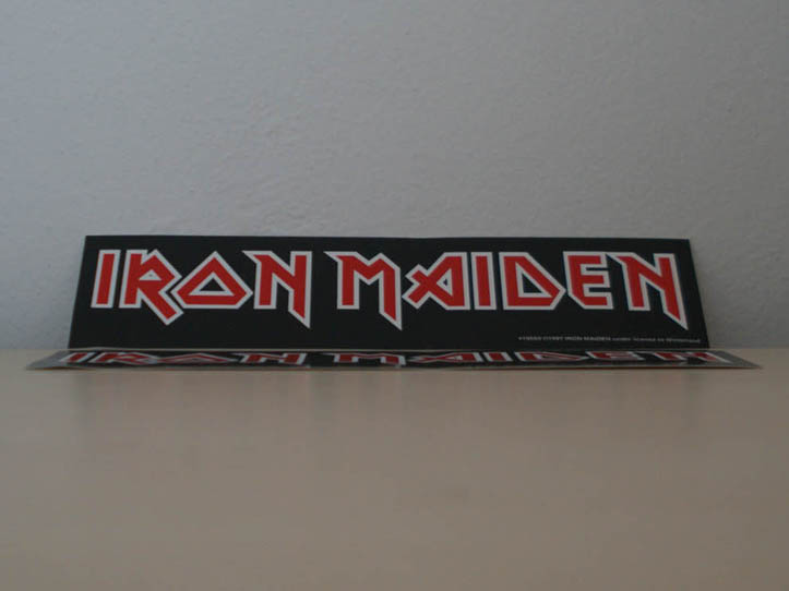 Iron Maiden - Logo Stickers - Iron Maiden Collector