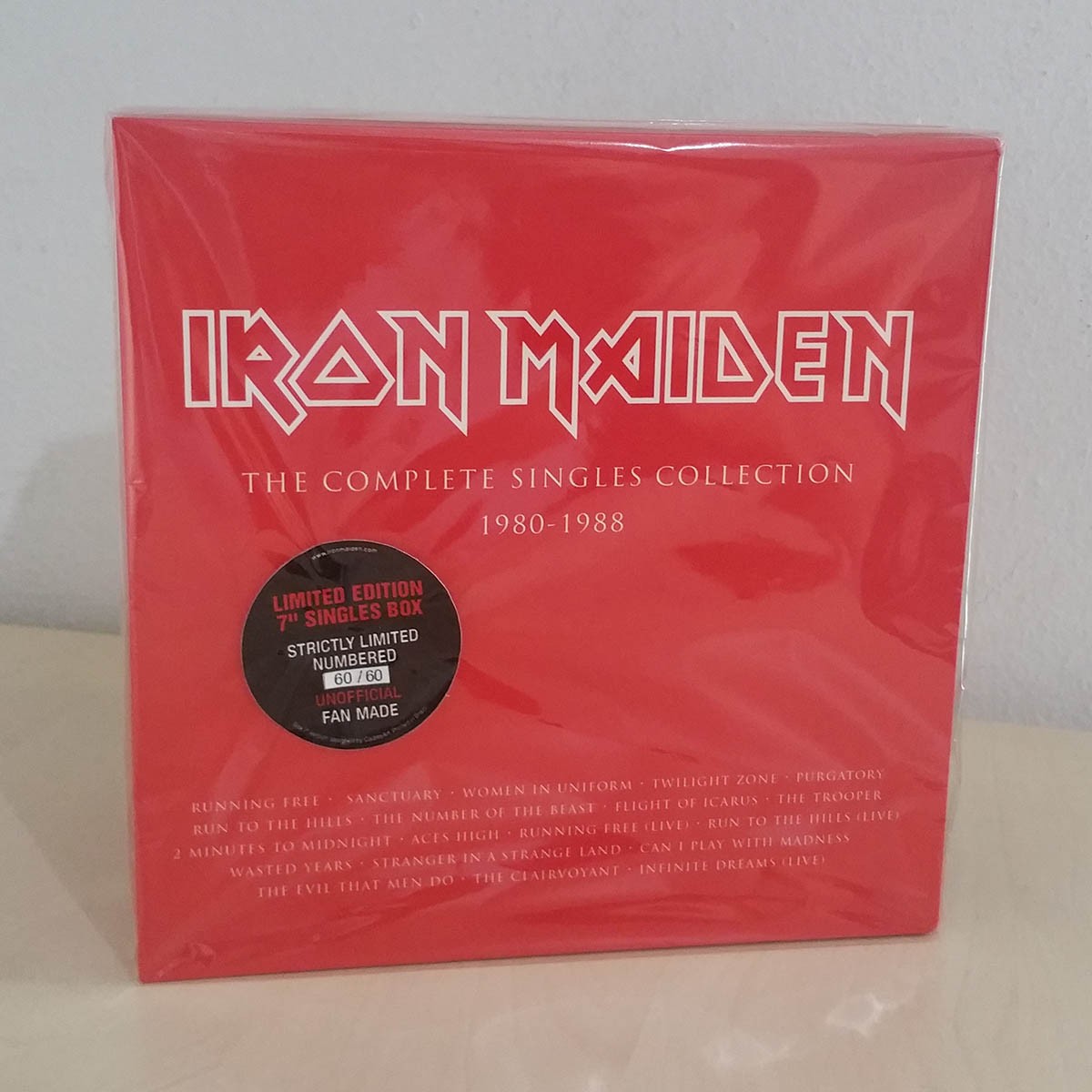 Iron Maiden - Complete Albums 1980-1988 7" Box Set Iron Maiden Collector